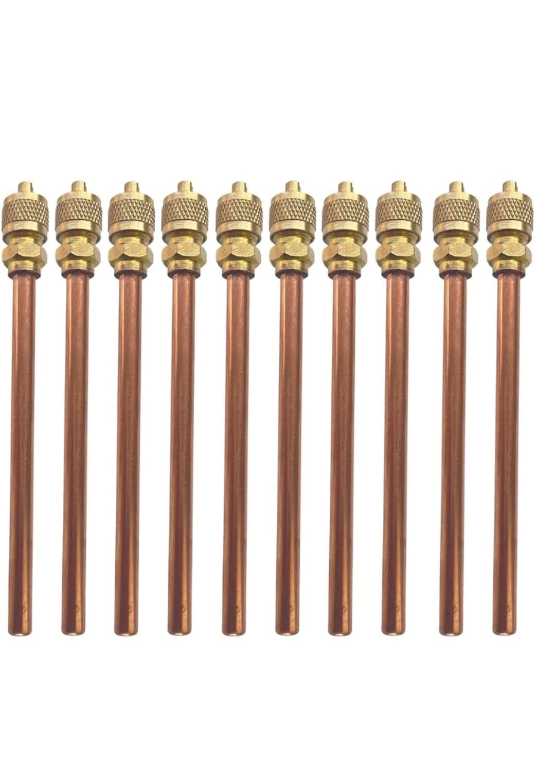 TAQA 1/4 NRV Pin Valve Access Valve Gas Charging Nipple (Pack of 10) | AC & Refrigeration Copper Pipe Charging Fitting | Non-Return Valve for HVAC Systems-picture-24