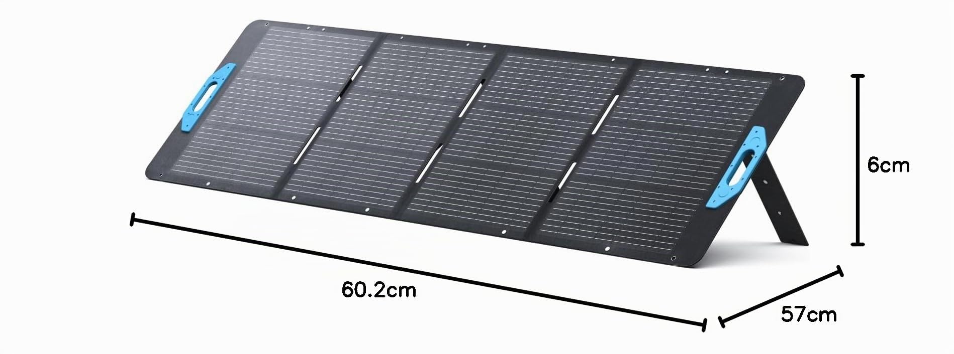 Anker SOLIX PS200 Solar Panel with Adjustable Kickstand, 200W Foldable Portable Solar Charger, IP67 Waterproof, 23% Higher Energy Conversion Efficiency, for Camping, RVs, and Blackouts