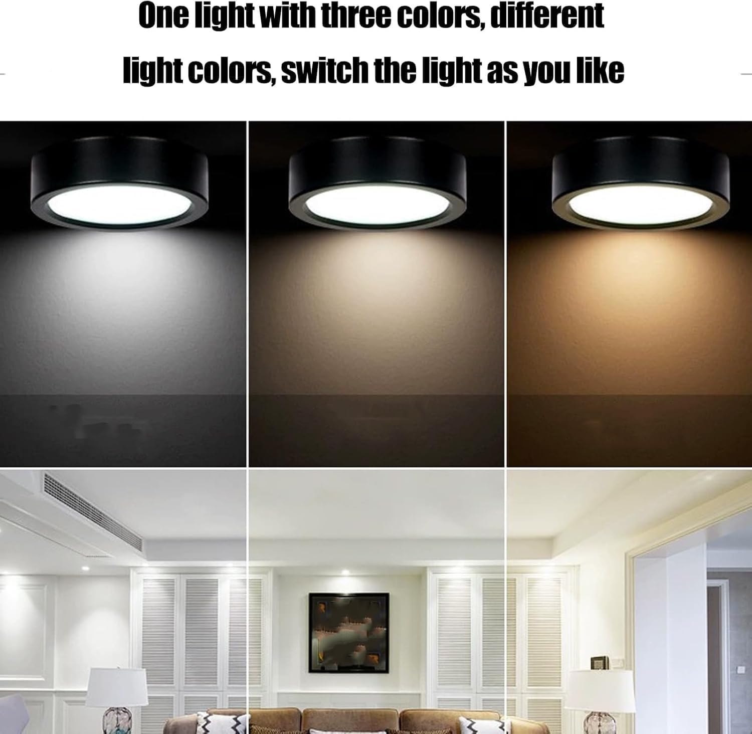 Bezprzewodowe lampki do zdjęć na ścianę, bez wiercenia, na baterie, magnetyczne światło LED z 13 kolorami RGB, regulowana jasność, zdalne sterowanie timerem, czarne, zestaw 3 szt