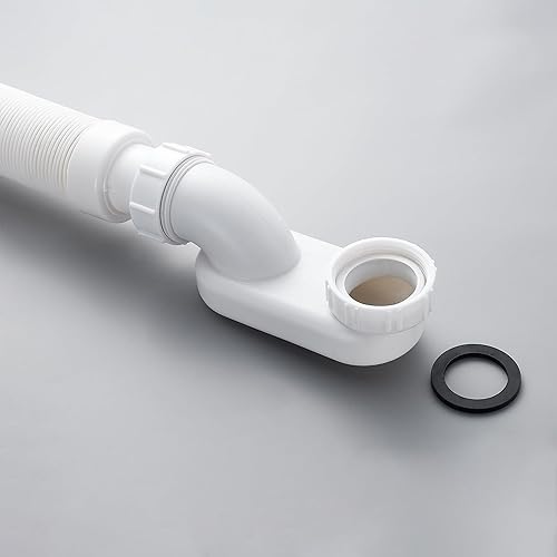 Miniatura 2 de LAUTE Tubo de drenaje de ducha para bañera, kit de drenaje flexible independiente de 1 12 pulgadas de diámetro, kit de tubo de drenaje de ducha