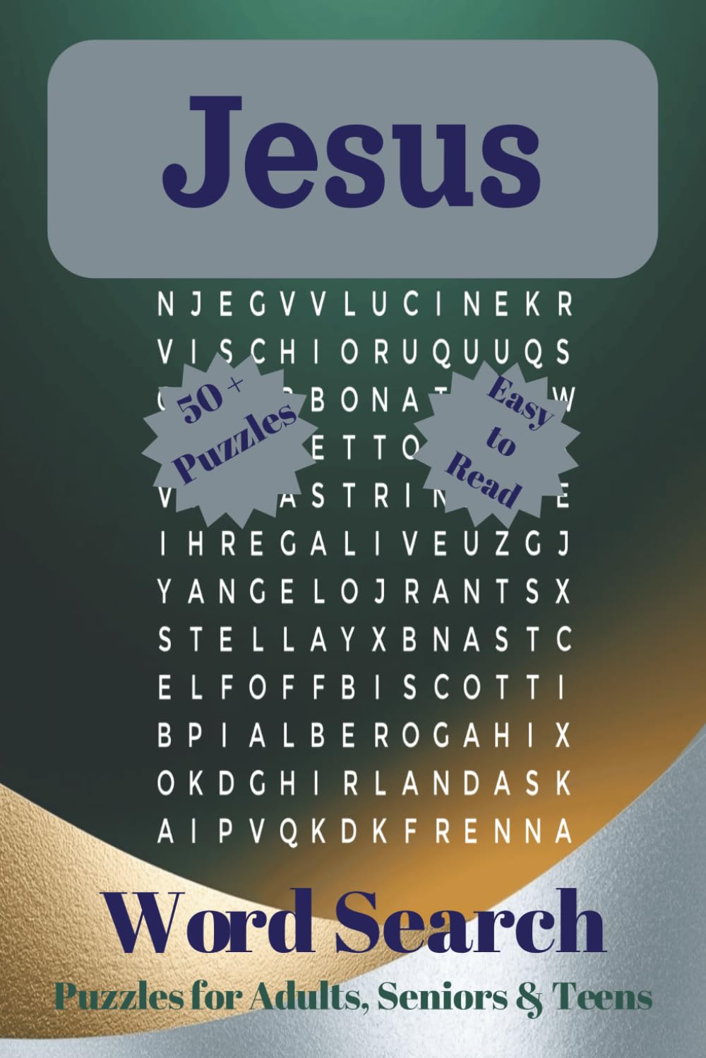 Jesus Word Search Book: Bible Puzzle Book for Adults & Teens | Faith-Filled Word Find Puzzles with Christian Themes, Scripture, and Inspirational Words of Jesus