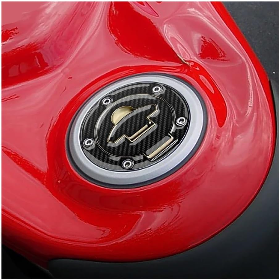 Tank Traction Pad Motorcycle Fuel Cap Protection Sticker for for Models Up to 2008 5 Holes