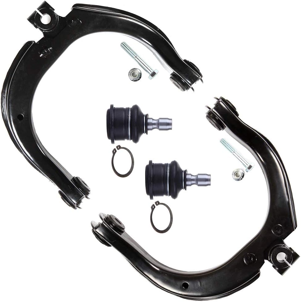 4PCS Front Control Arm and Ball Joint Suspension Kit Fit for Chevrolet Trailblazer 2002-2009(EXT 2002-2006),for GMC Envoy 2002-2009(Envoy XL 2003-2006),for Buick Rainier 2004-2007