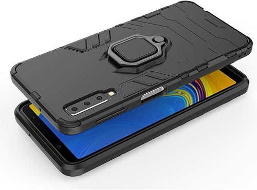 Miniatura 6 de Funda para Samsung Galaxy A7 2018  A750, híbrida resistente a prueba de golpes, doble capa de protección para Samsung Galaxy A7 2018  A750 Protector