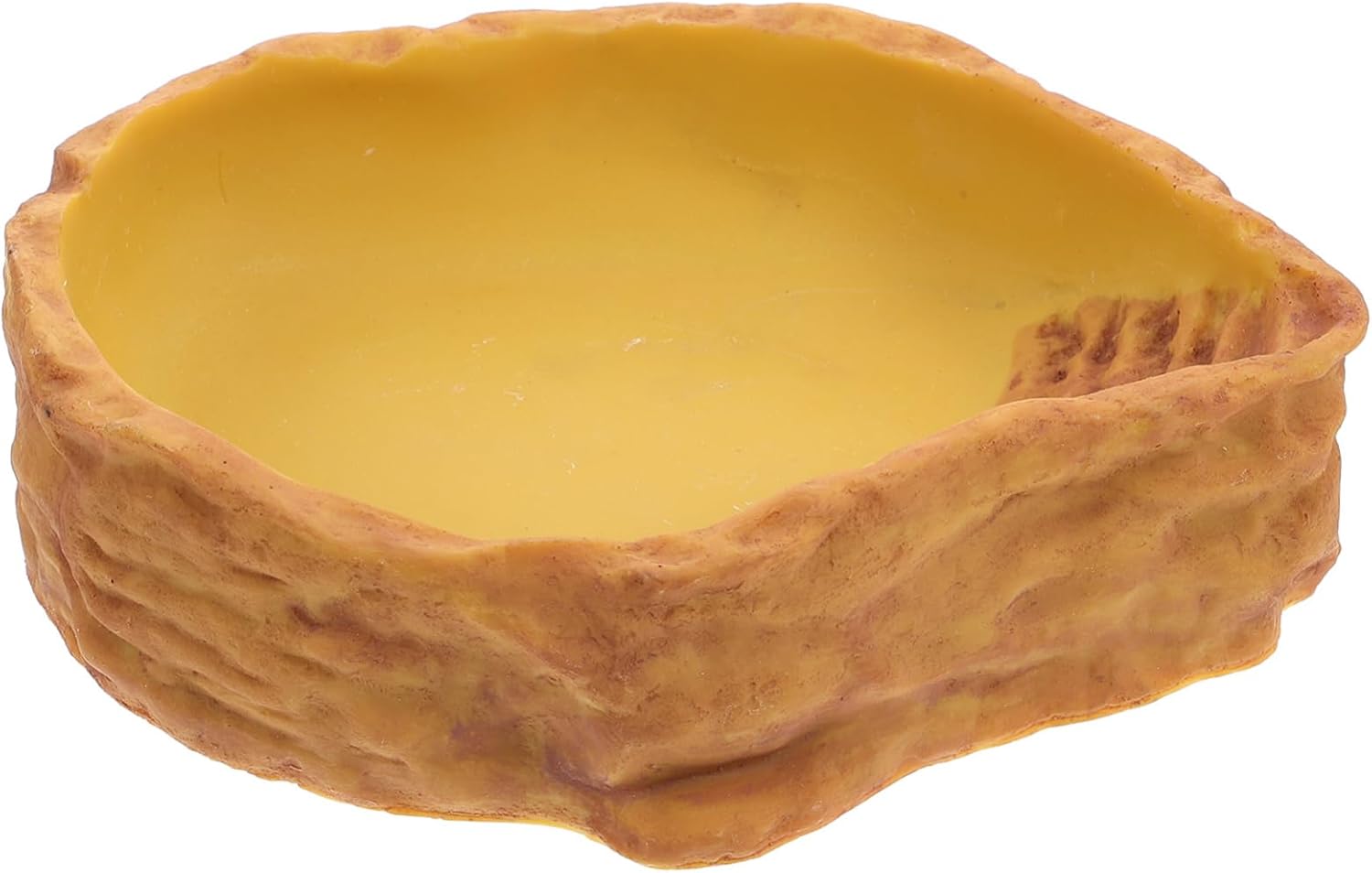 Resin Reptile Food Basin Lizard Water Holder Turtle Feeding Supplies Guinea Pig Home Decor