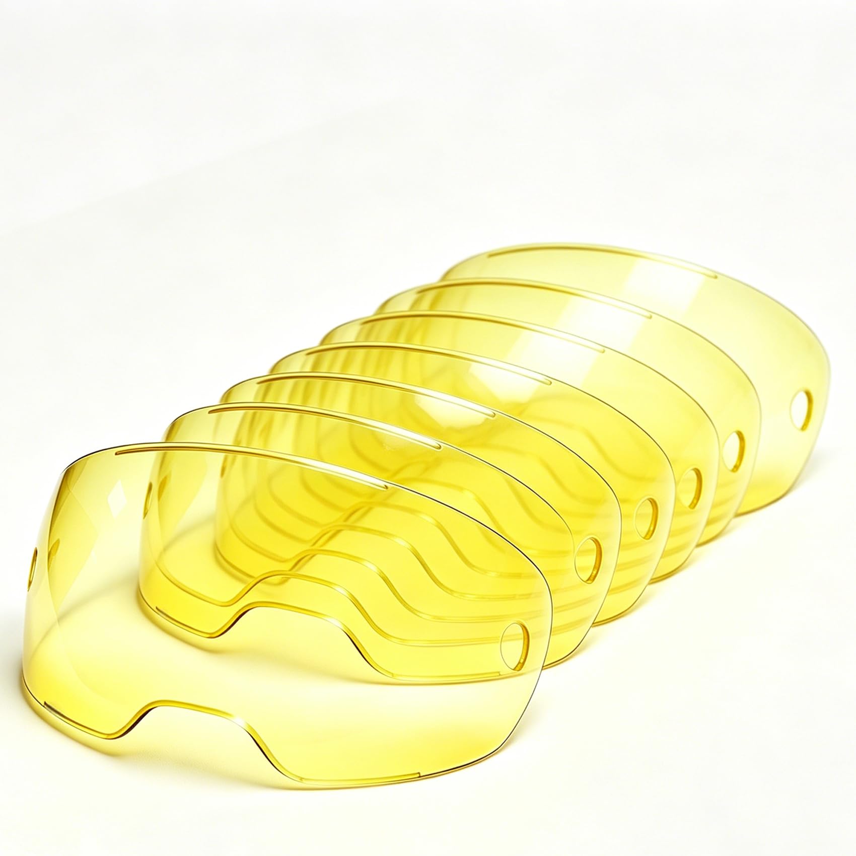 Paquete de 7 lentes de cubierta frontal ámbar reemplazables ESAB Sentinel A50 0700000803