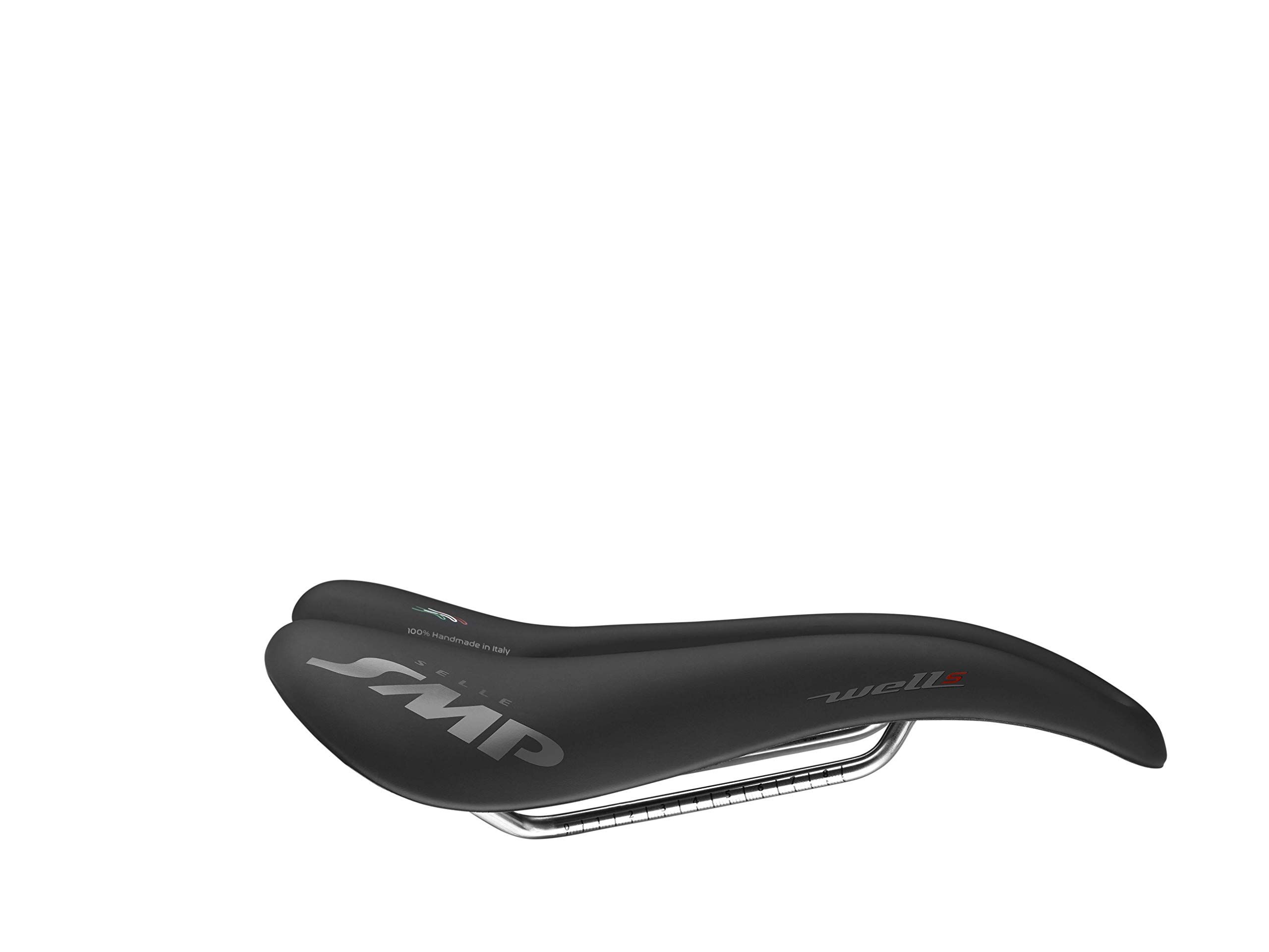 Selle SMP Well S - Sella unisex, 274 x 138 mm, 280 g, colore: Nero