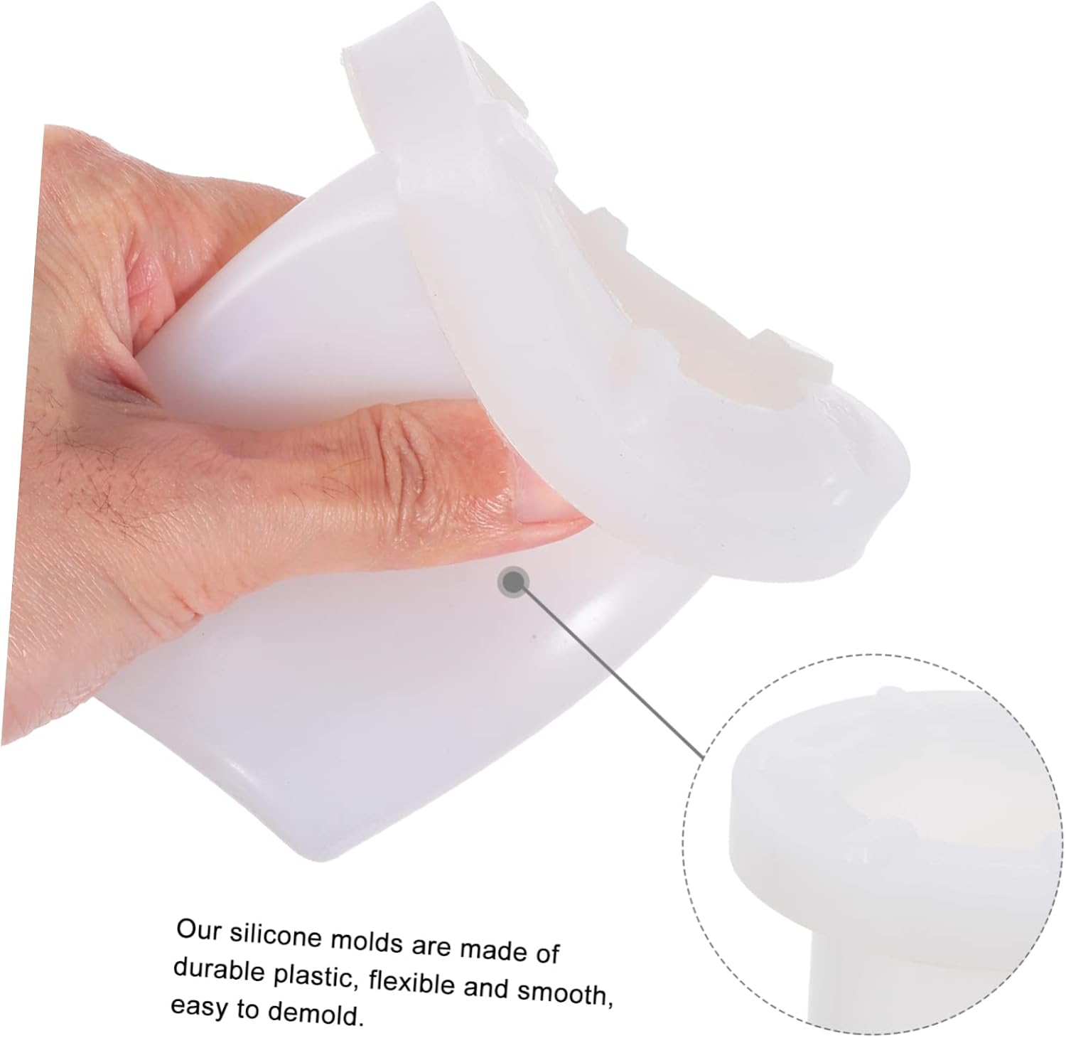 DIY Plastic Cylinder Candle Mold, Hollow Pillar Design for Candle Making