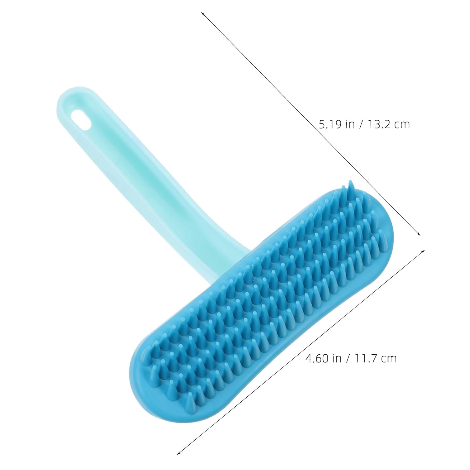 KOMBIUDA 2pcs Rabbit Comb Brush for Shedding: Silicone Handheld Grooming Brush - Hair Removal Tool Remover for Hedgehogs Guinea Pigs Rabbit Chinchilla Ferret