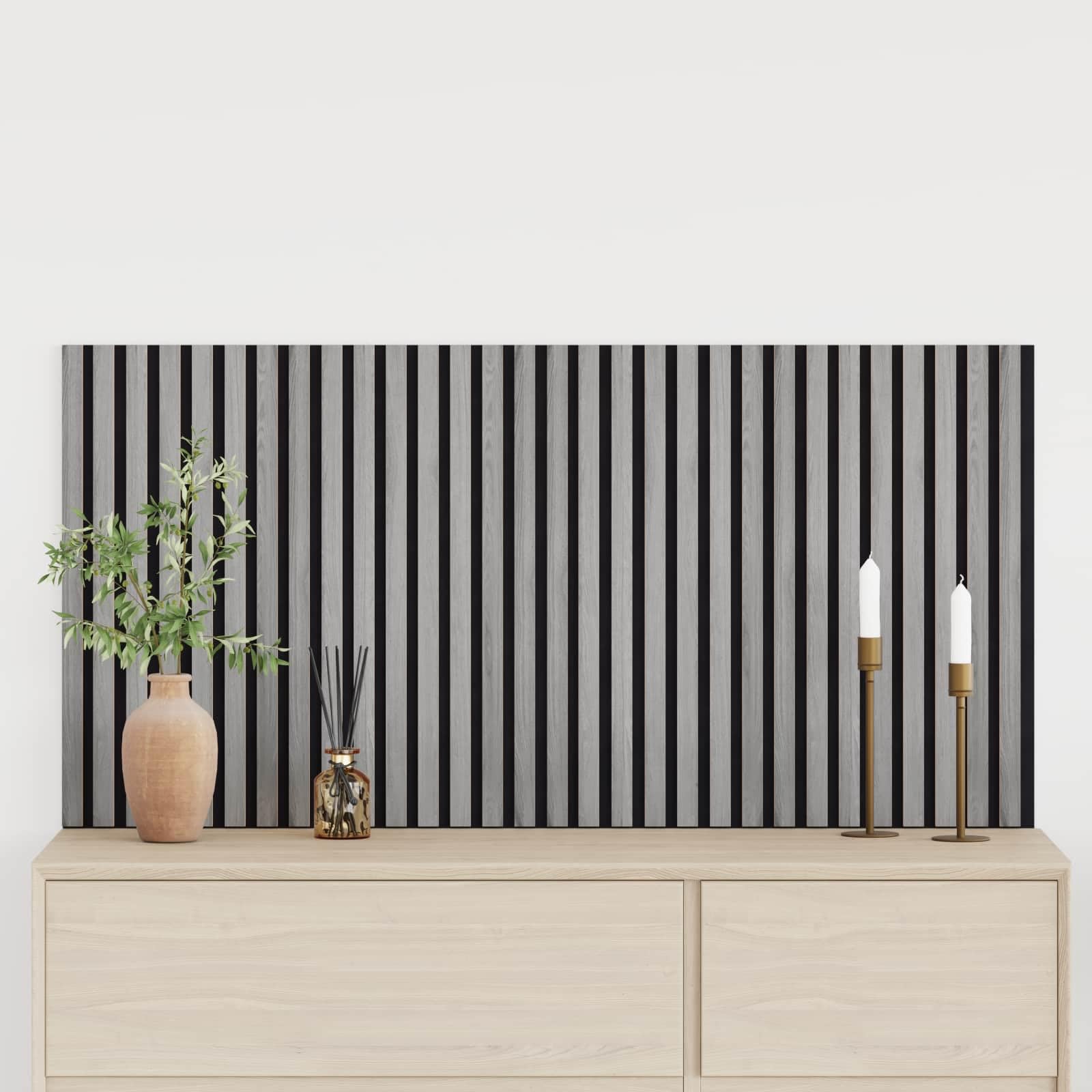 Panneaux muraux gris d'ingénierie haut de gamme pour intérieur