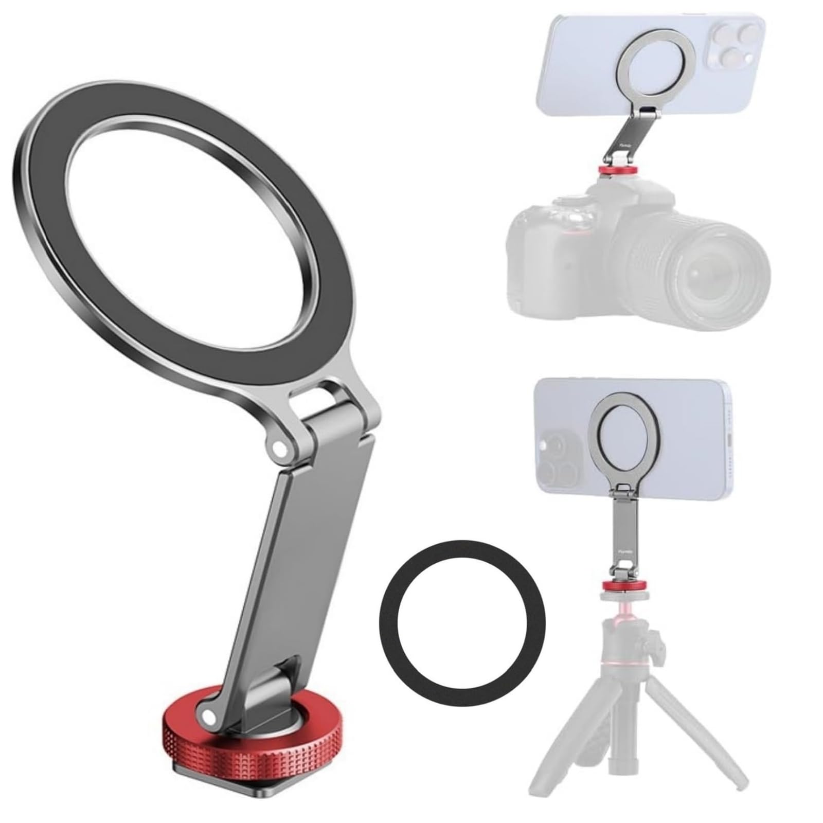 Amazon.co.jp: magsafe用スマホホルダー コールドシュー付き カメラ