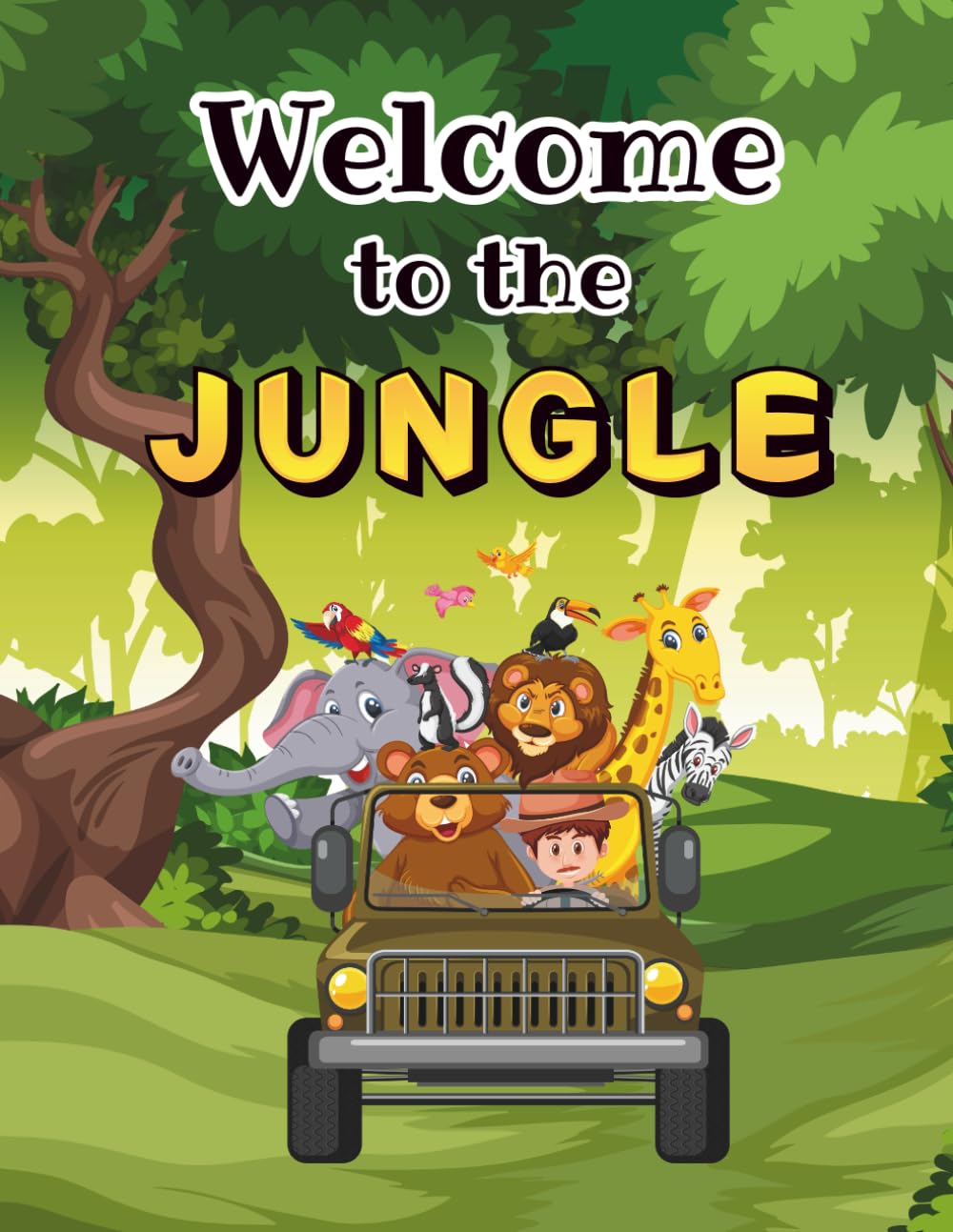 Welcome to the Jungle: 31 Cute Animal Pages to Spark Creativity