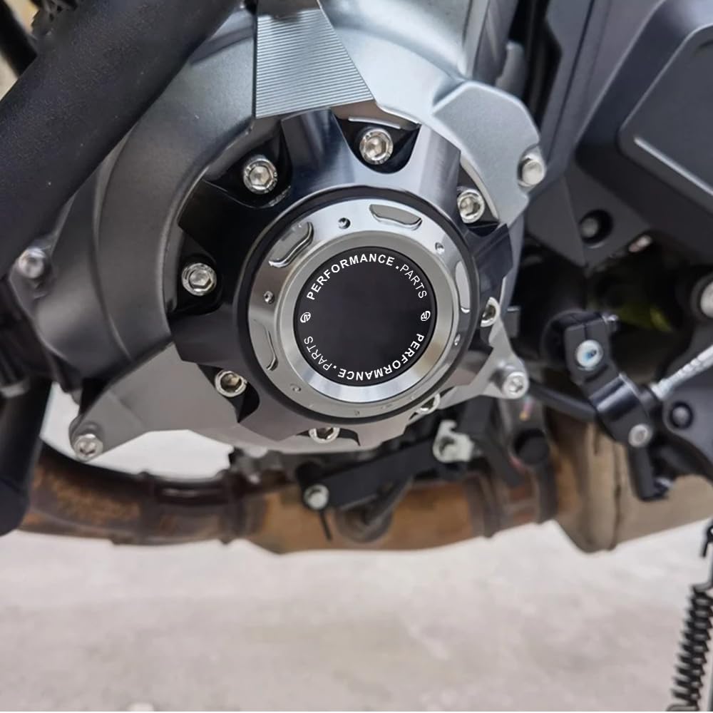 Moto Accessori For Kawasaki Z900 Z 900 2017-2022 2023 2024 Coperture Motore Protezioni Protezione Coperchio Statore Carter Anticaduta Slider (Grigio)