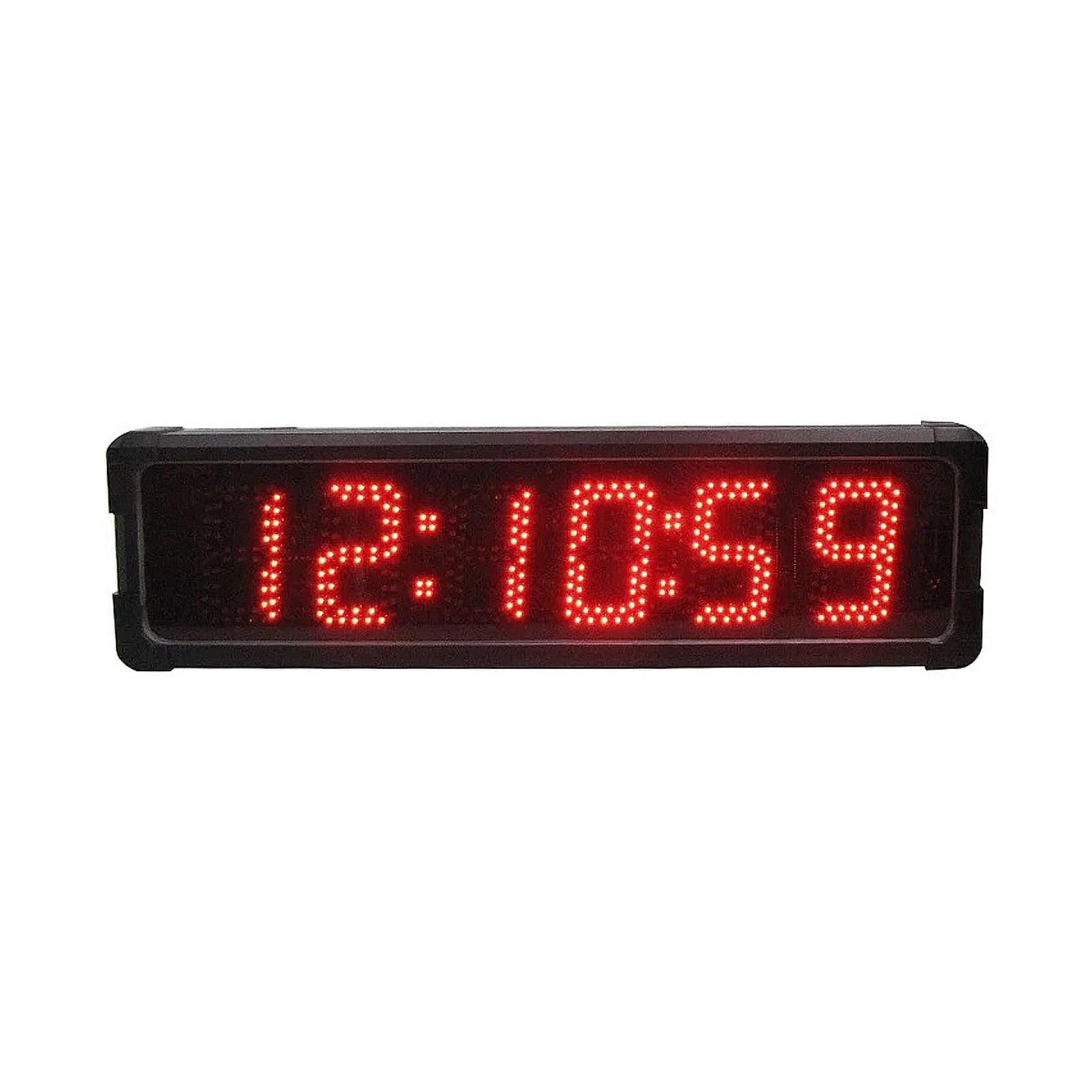 Timer palestra, Orologio digitale con conto alla rovescia di grandi dimensioni, 5 pollici, telecomando a 6 cifre, lega alluminio(Suit A)