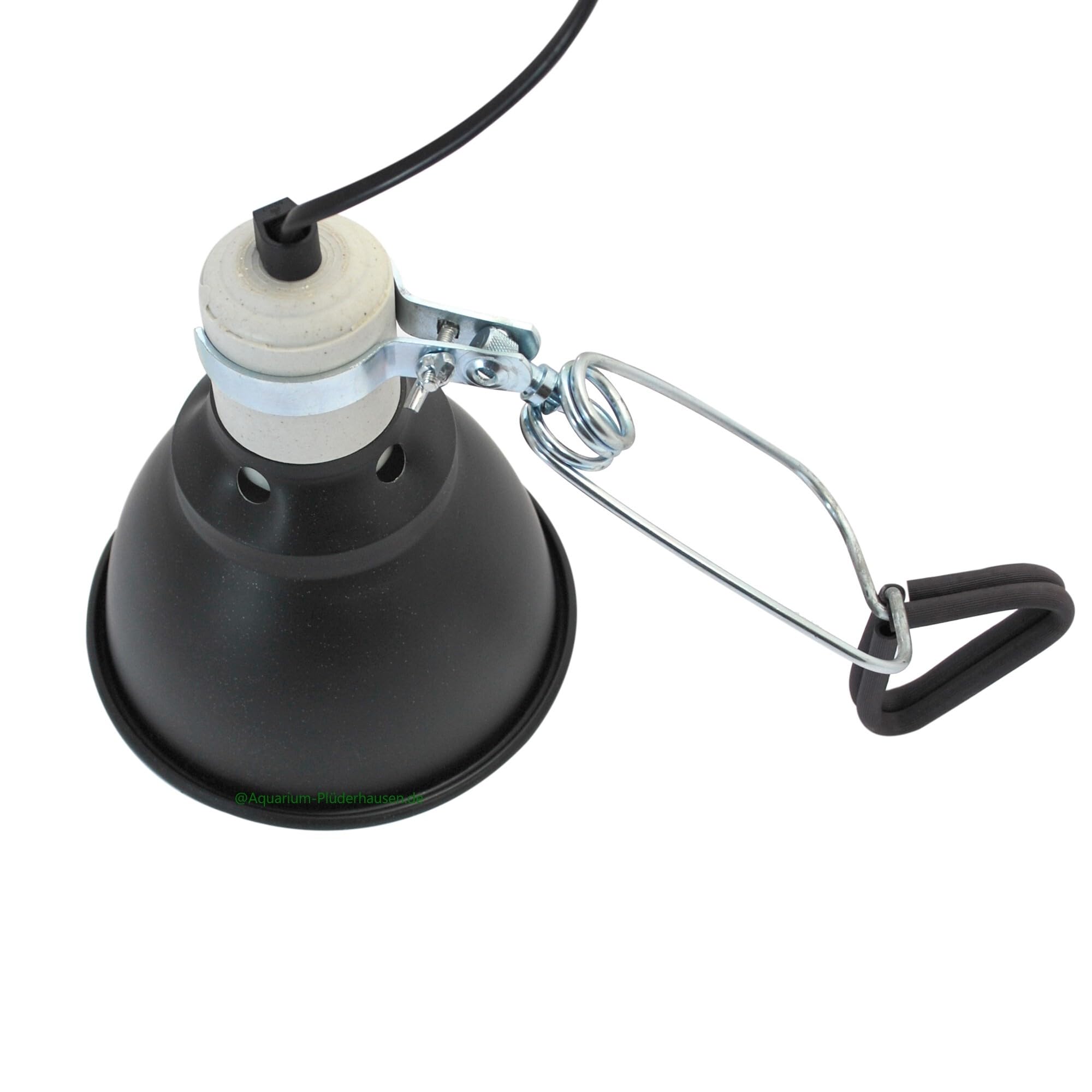 Terrarium Reflektor-Klemmlampe E27 mit Keramiksockel bis 100W Ø 150 mm