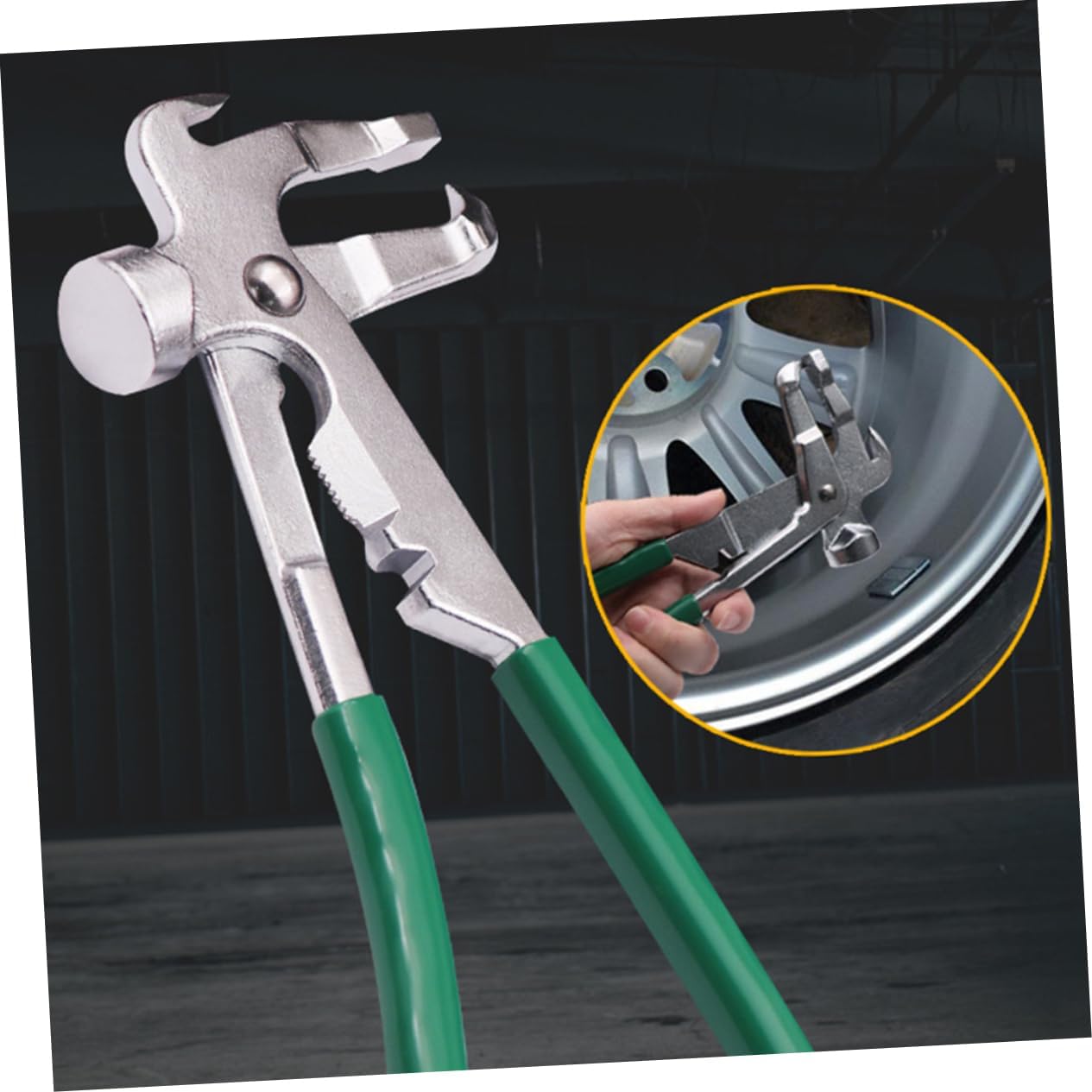 GANAZONO Heavy Duty Tire Balancing Pliers Wheel Weight Plier for Auto Wheel Weight Removal Tire Repair Tool