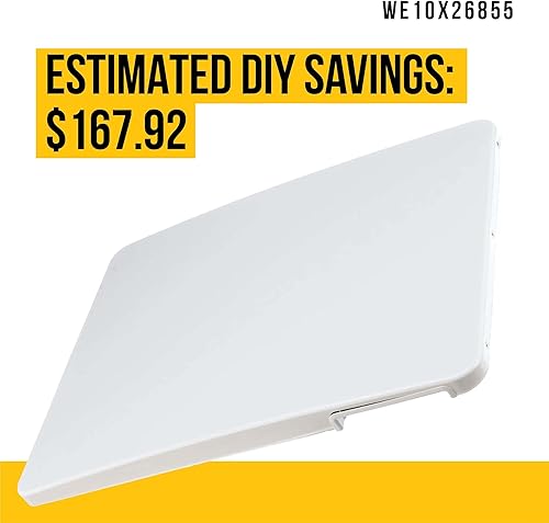 Miniatura 4 de WE10X26855 - Conjunto de puerta compatible con secador de punto de acceso eléctrico general, sustituye a AP6279415 4587556 PS12342940 WE10X24557