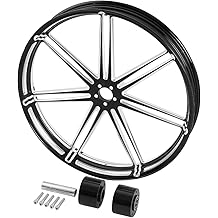 TCMT 30" Front Wheel Rim Dual Disc Flange Wheel Hub Fit For Harley Touring Non-ABS/ABS Models Road King Electra Street Road Glide Ultra Limited 1997-2020