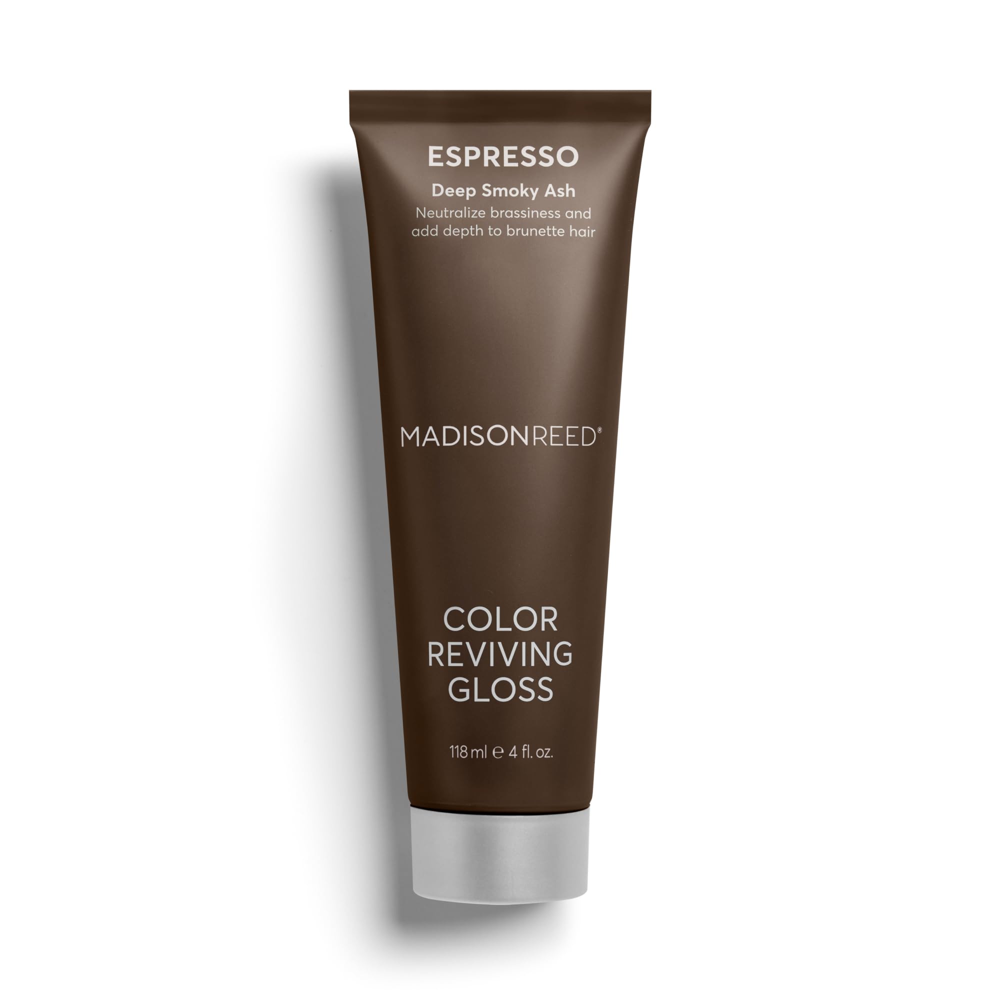 Madison Reed Color Reviving Gloss, Espresso - Brown, Semi-Permanent Hair Dye, Enhances Hair Color & Corrects Tone, Adds Brilliant Shine, Keratin & Argan Oil, 4 Fl Oz (118 mL)