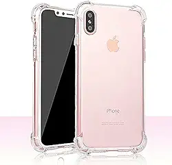USTIYA Capa para iPhone Xs/iPhone X 5.8' Case Protetora anti-impacto Transparente Acessórios