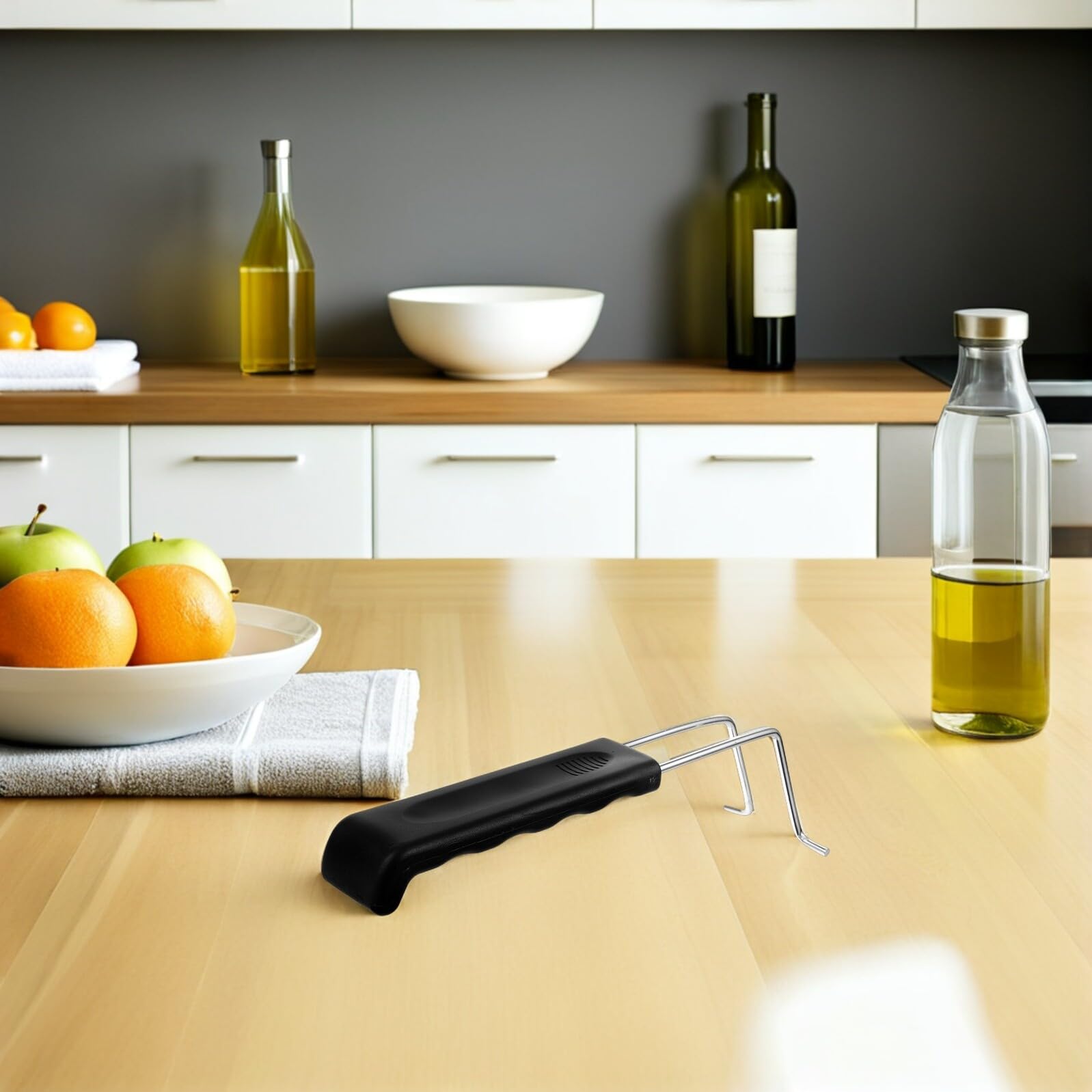 Sosoport Manico Ricambio Cestello Friggitrice Antiscivolo Resistente al Calore Set 3 Pezzi 25 Cm Accessorio Cucina per Uso Domestico Sicurezza e Facilità D’uso