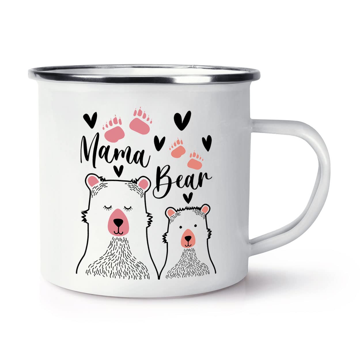 Mama Bear Enamel Mug Cup