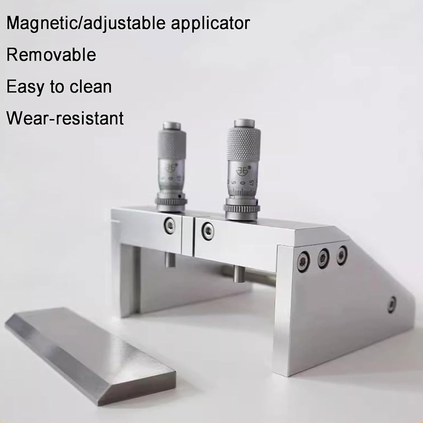 Regulowana powlekarka do aplikatorów foliowych, 0-3500μm Precision Doctor Blade Coater z szerokością 50-300 mm, dokładność ± 2μm, do testowania farb laboratoryjnych, drukowania, powlekania