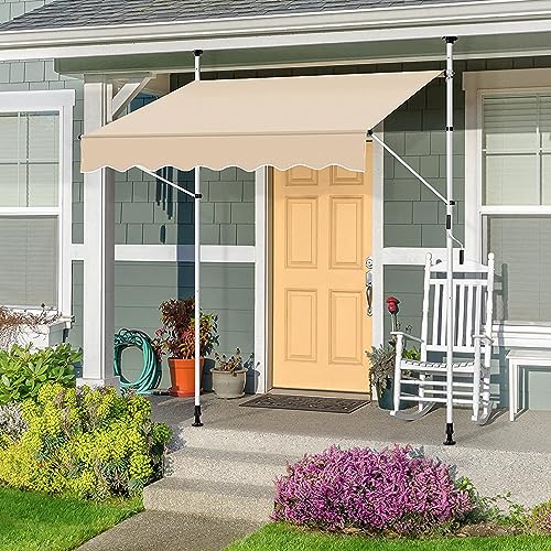 Toile en polyester imperméable auvent extérieur balcon parasol 280g