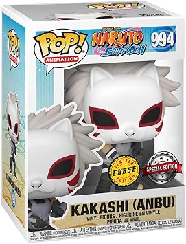 Funko Pop Naruto Shippuden Anbu Kakashi Masked Chase Figure AAA Anime Exclusive