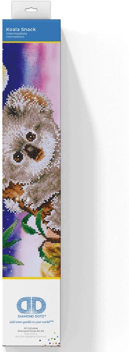 DIAMOND DOTZ Complete Diamond Facet Art Kit Koala Snack
