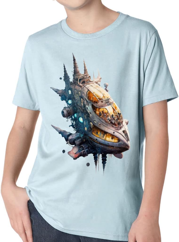 Space Themed Kids' Classic Fit T-Shirt - Fantasy T-Shirt - Art Classic Fit Tee