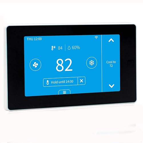 EdgeAnt WiFi Smart Thermostat with C-Wire Adapter