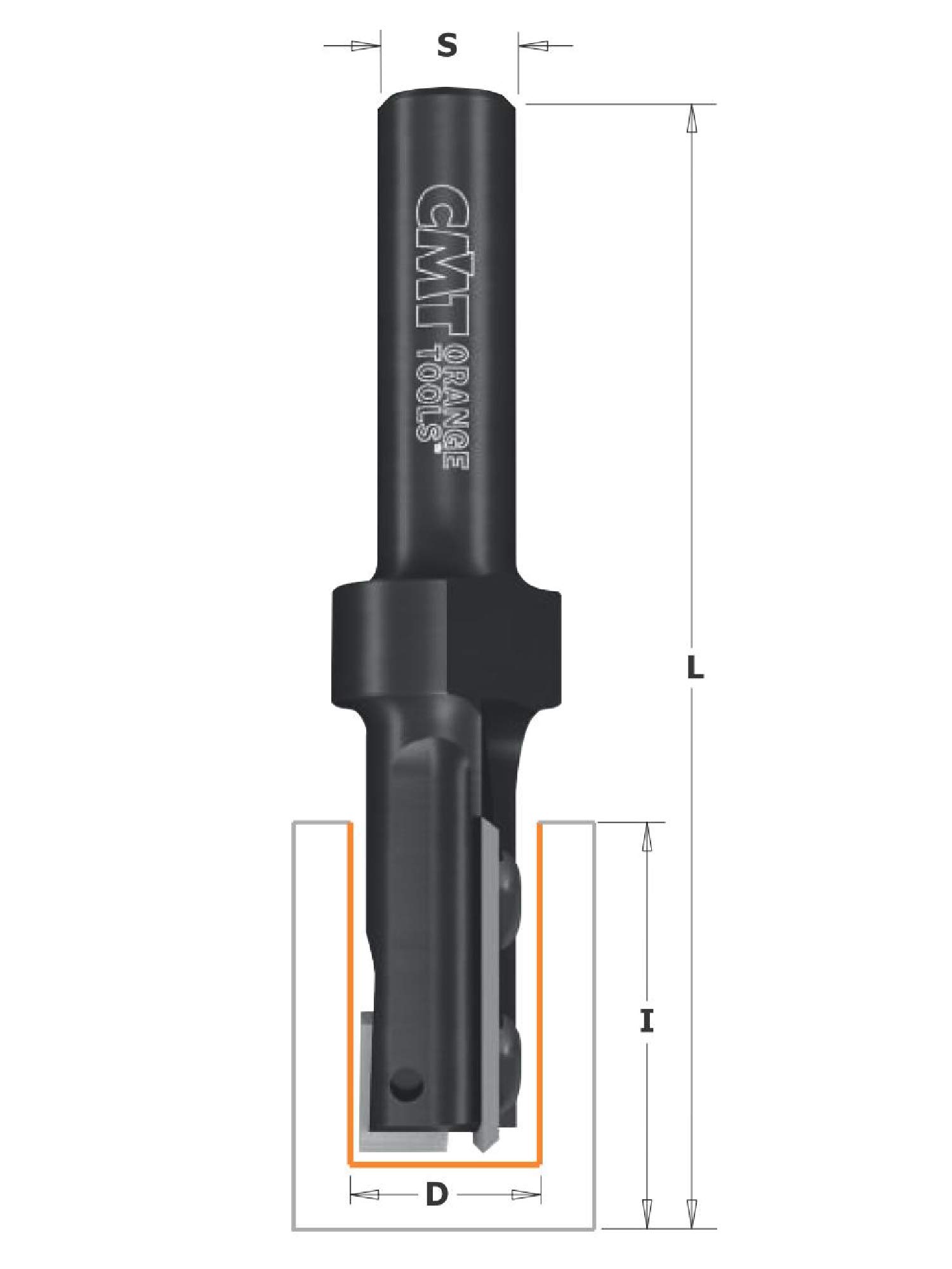 CMT Orange Tools 660.990.11 - Exchange blade Super-rebate router set HW Z2 S =12 D=50.8x28.3x86 RE