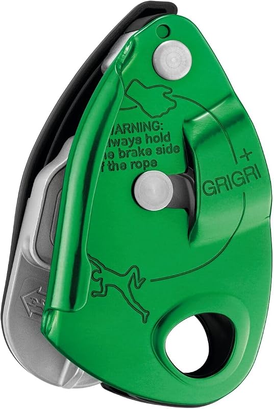 PETZL GRIGRI+ Rock Climbing Belay Device | With Cam-Assisted Blocking & Anti-Panic Handle, Suitable for Learners & Intensive Use