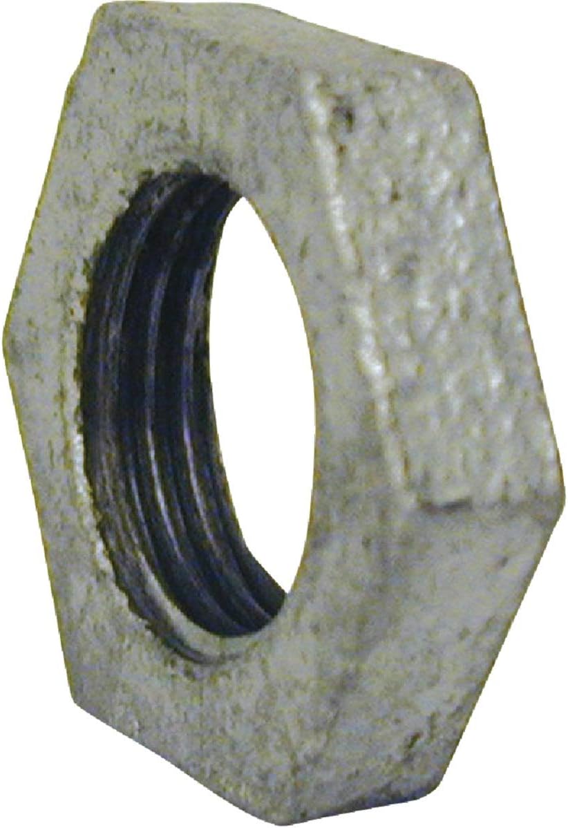 Pipe Fitting, Lock Nut, Galvanized, 1/2In. Pipe Fittings