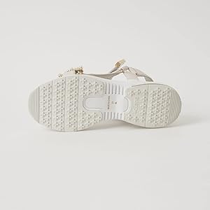 Amazon | [ダイアナ] プラス サンダル 白 アイボリー 24.5cm