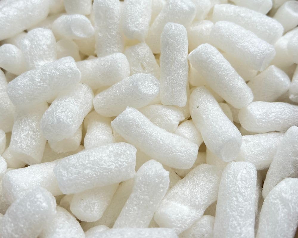 Verpackungschips Bio Weiß 10-400L | aus Pflanzenstärke | 100% biologisch abbaubar und kompostierbar Füllchips Polsterchips Polstermaterial Füllmaterial (400)