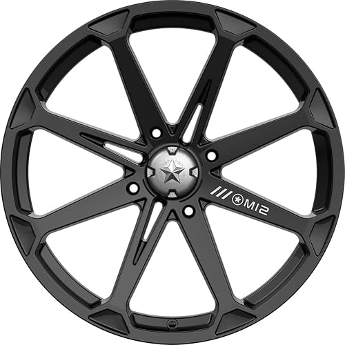 Miniatura 3 de 4/156 Motosport Alloys M12 Rueda diésel 15x7 4.0 + 3.0 Negro para Kawasaki MULE Pro-FX 2016-2018