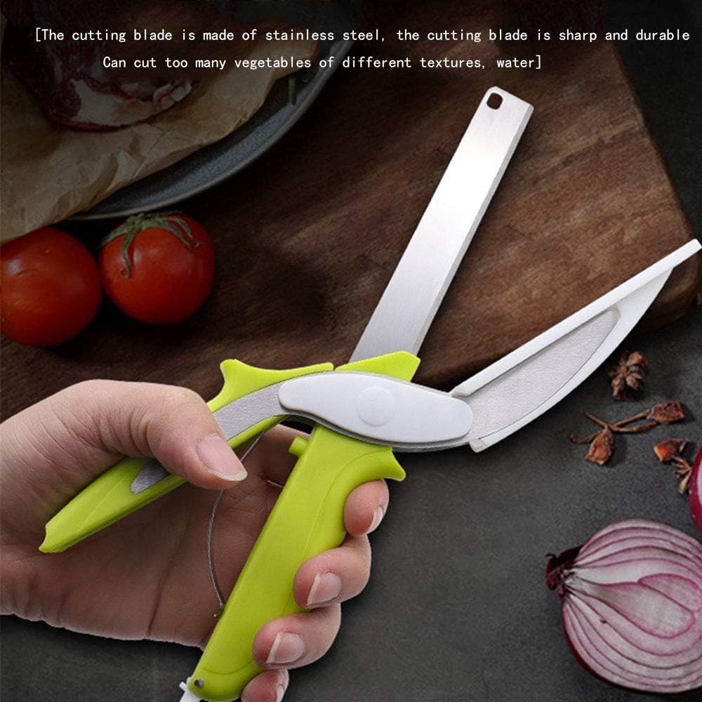 Kitchen Food Scissors Food Chopper Food Kitchen Scissors Cutting Board Built Use Quick Easy Cutting Food Shears