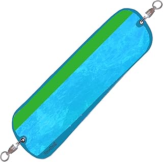 Pro-Troll Fishing Products HotChip 11 Flasher with EChip, Moonbeam on Green with Green Stripe