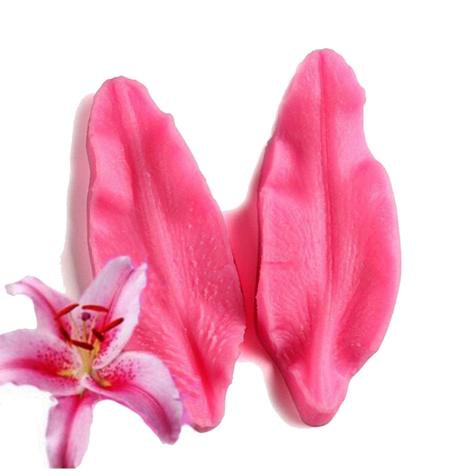 Amazon | フラワーシリコンモールド ユリの花びら シリコンフォンダン