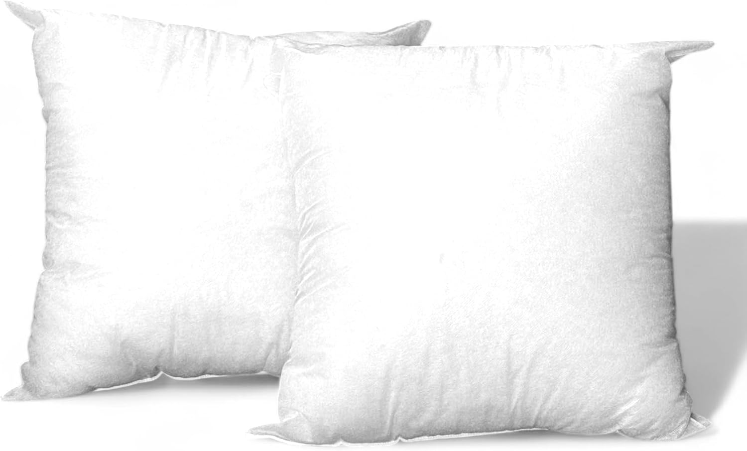 Pillow Inserts | Decorative Square - Pack of 2 (12 X 12)