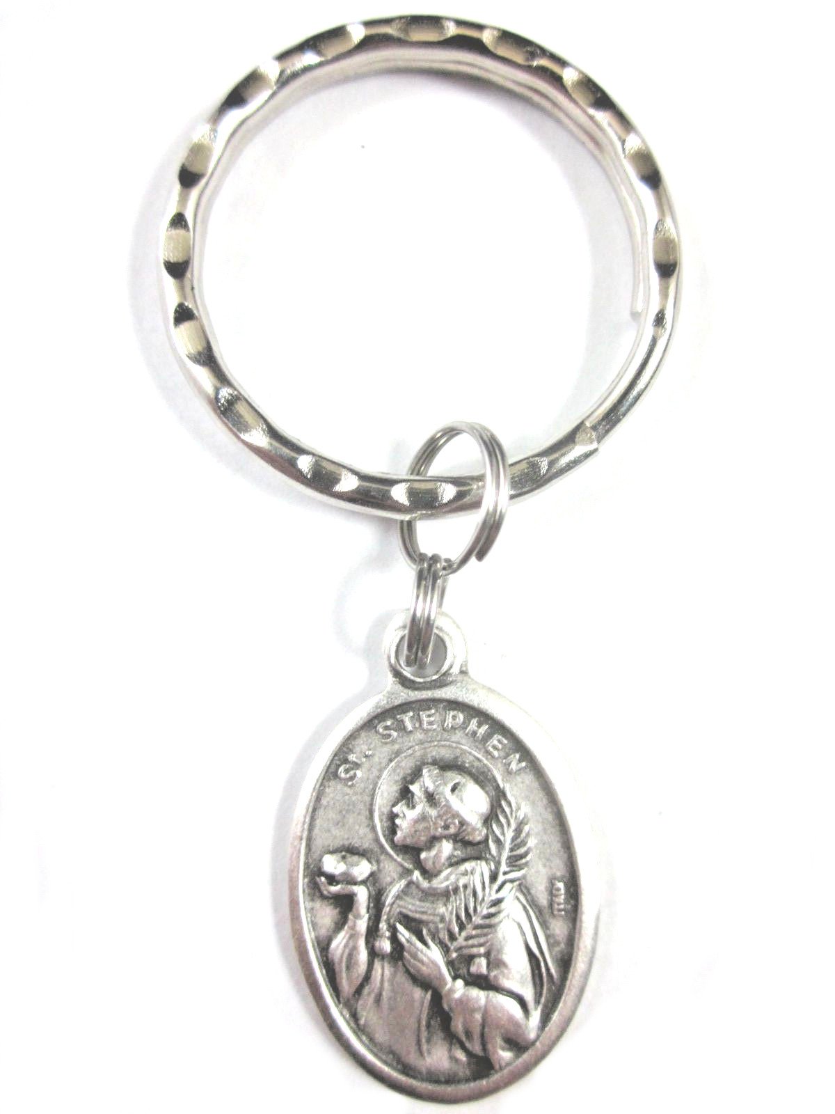 VP&PVPP St Stephen Medal Italy Key Ring Gift Box Prayer Card