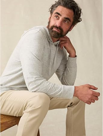 Faherty Men's Sunwashed Slub Hoodie