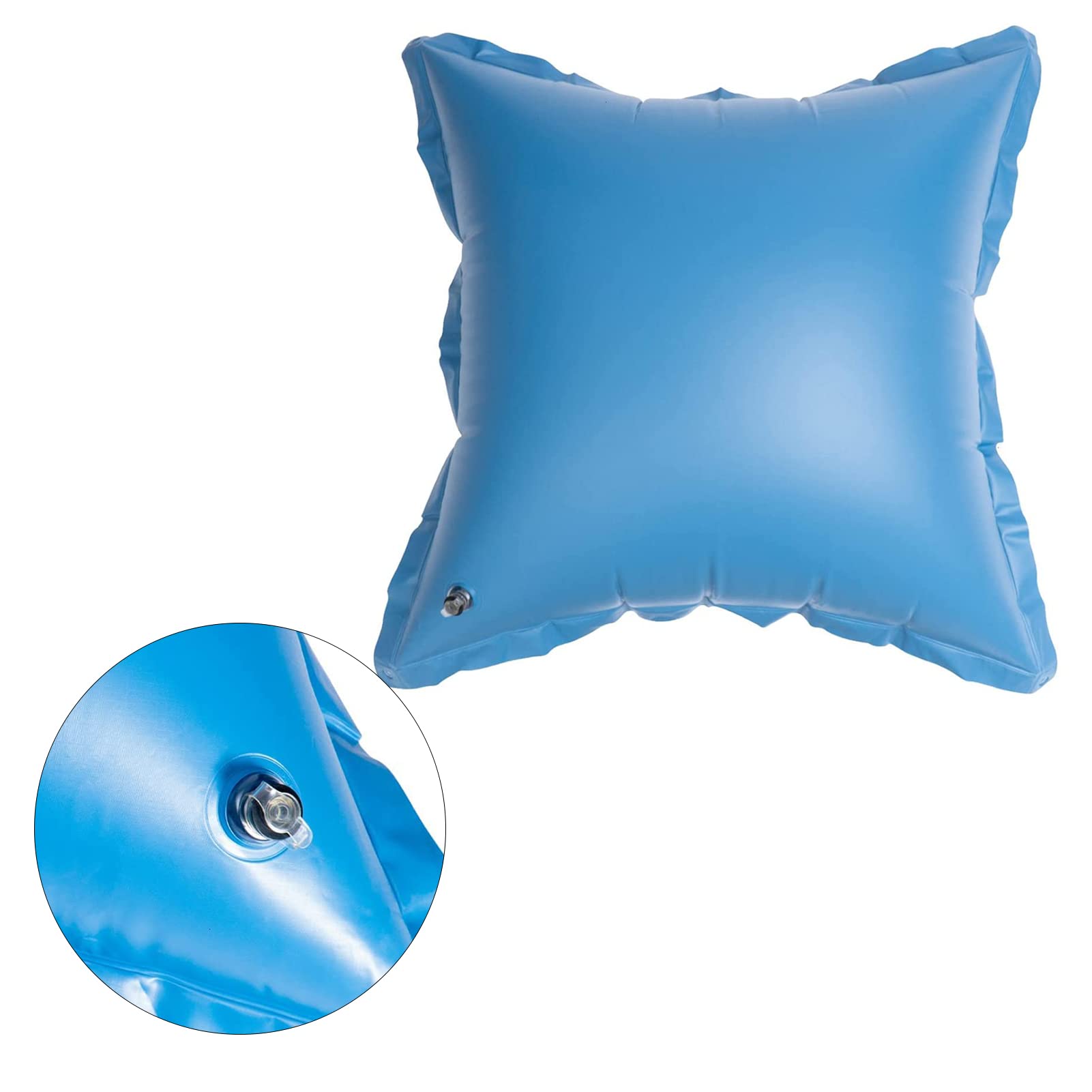 Coussin Gonflable Piscine, Flotteur Hivernage Piscine, Produit Hivernage Piscine, Oreiller De Piscine d'hiver, Bouee Piscine 120 cm, 0.4mm d'épaisseur (Carré, 2 pièce)