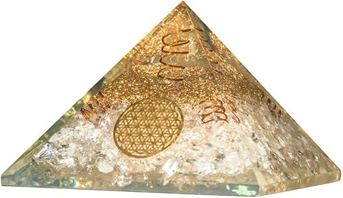 Miniatura 15 de Crocon Rubí cianita orgón pirámides de piedra curativa piedras preciosas de orgonita piedras piramidales Reiki Crystal Chakra colección