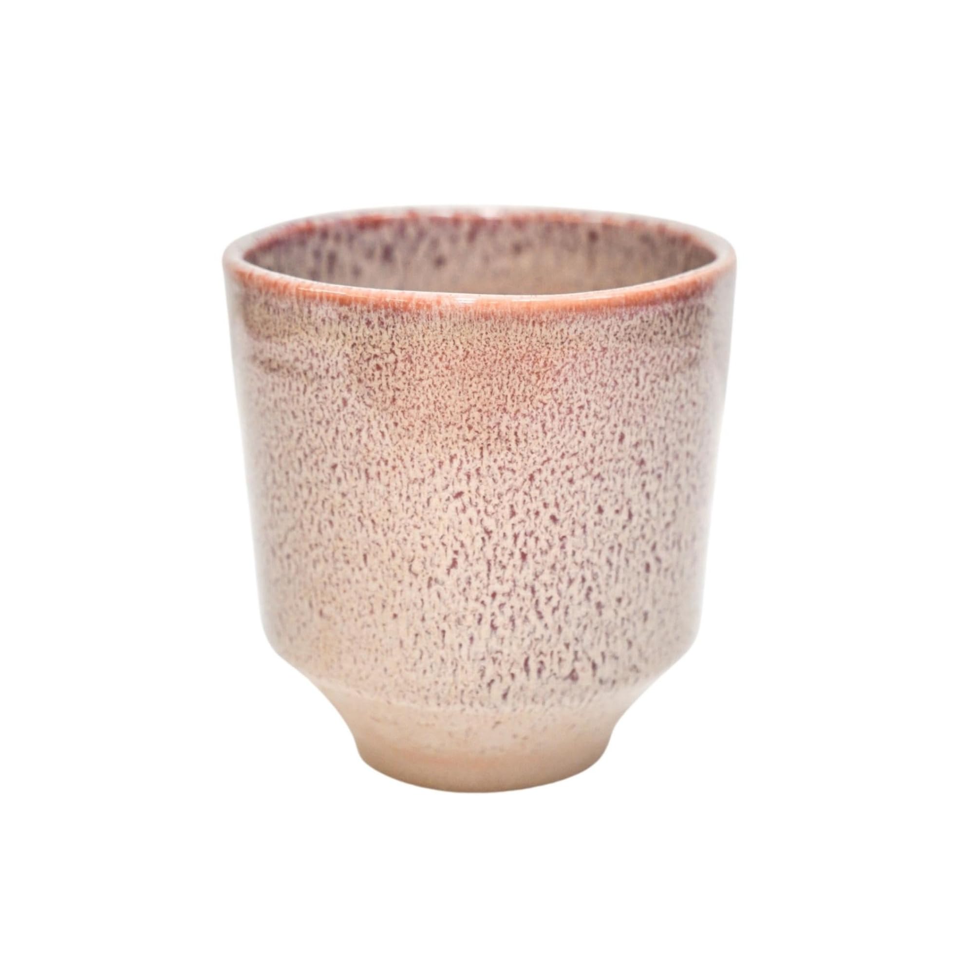 Ivyline Reactive Glaze Orchid Planter in Rose - Waterproof, Durable and Decorative - Stylish Home Indoor Round Earthenware Flower Pot - H13cm x D13cm