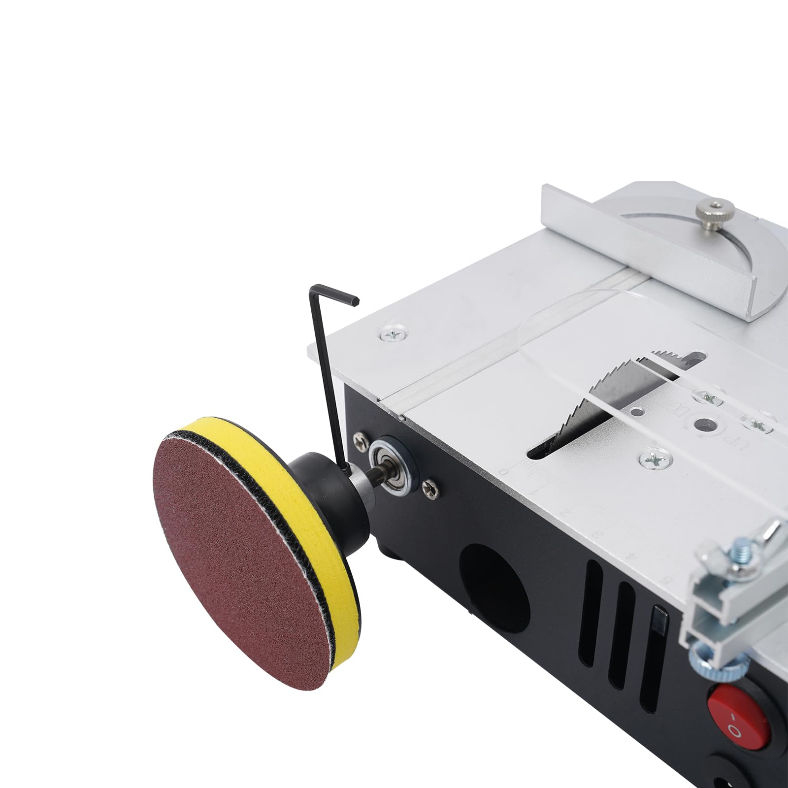 Mini sega circolare da tavolo, 96 W, multifunzione, portatile, di precisione, per il taglio di piccole parti
