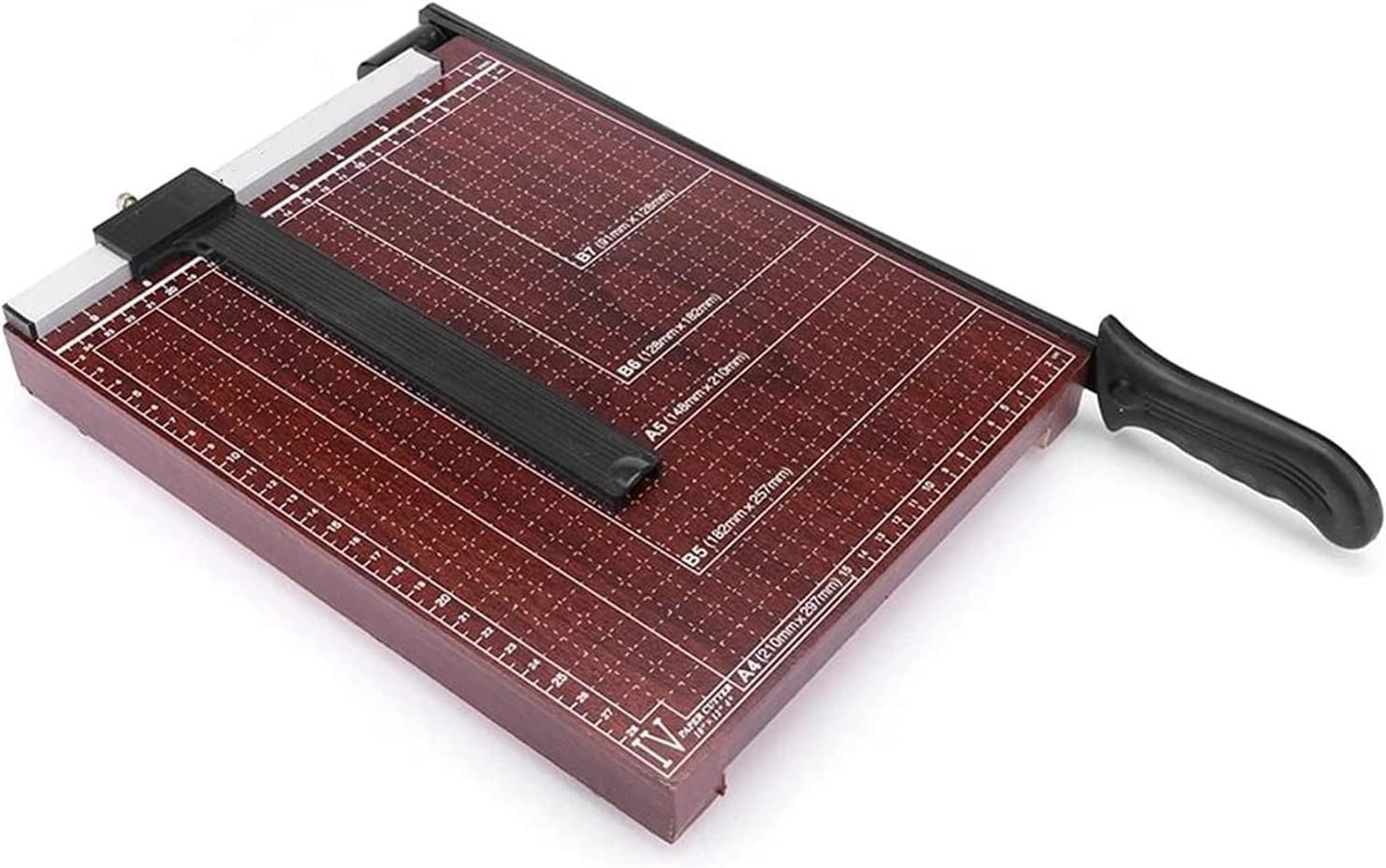 Papierschneider, Papierschneidemaschine, Papierschneider, Guillotine-Trimmer, A4-Papierschneider, Papier-/Fotoschneidewerkzeuge für Büro, Schule, Schneiden von Fotos, Etiketten, Gutscheinen, Kartonka