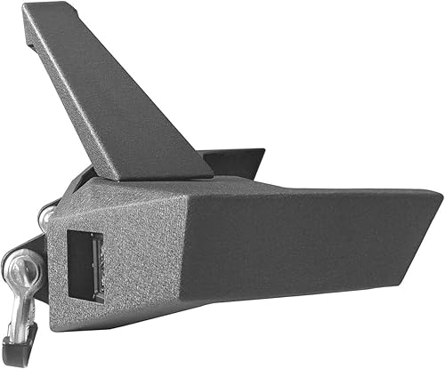 Miniatura 7 de Hooke Road XJ Parachoques delantero con placa de cabrestante para Jeep Cherokee XJ 1984-2001, parachoques de cabrestante de acero con luces LED y